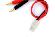 ETRONIX 4MM GOLD BANANA TO TAMIYA MALE CHARGE LEAD ET0271